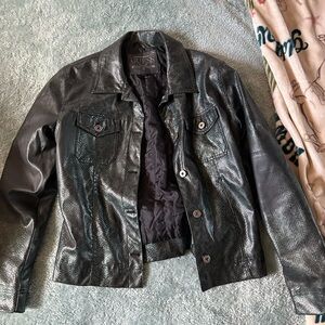 Guess Charcoal Textured Jacket